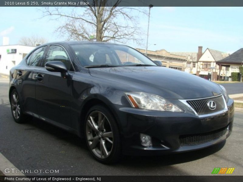 Smoky Granite Mica / Black 2010 Lexus IS 250