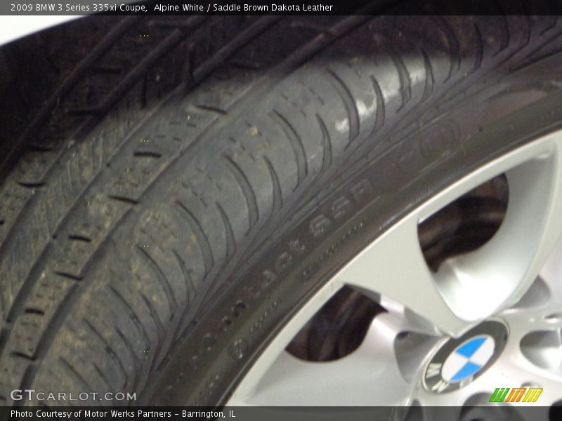 Alpine White / Saddle Brown Dakota Leather 2009 BMW 3 Series 335xi Coupe