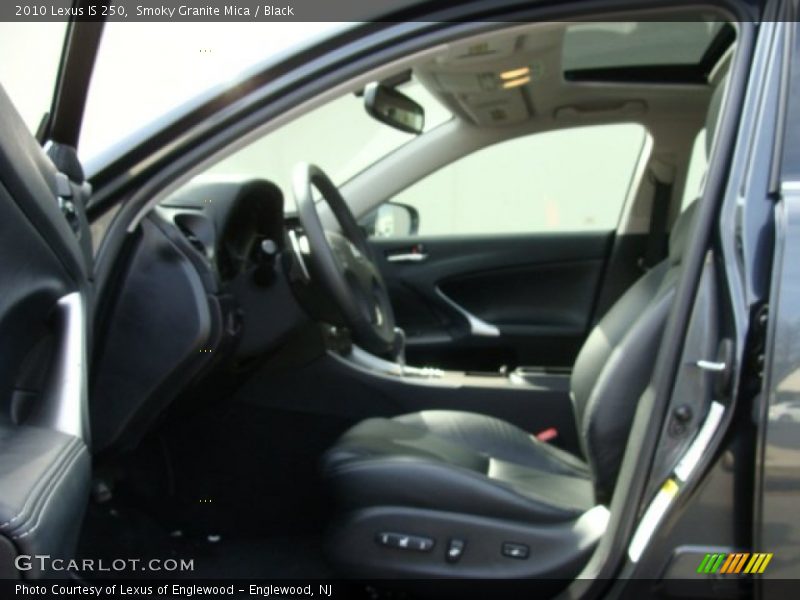 Smoky Granite Mica / Black 2010 Lexus IS 250