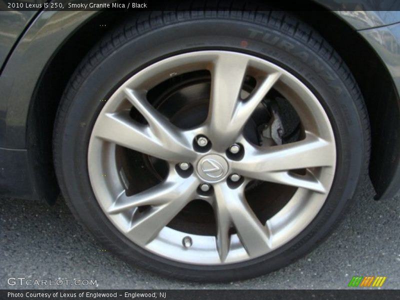 Smoky Granite Mica / Black 2010 Lexus IS 250