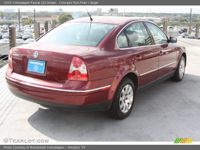 Colorado Red Pearl / Beige 2003 Volkswagen Passat GLS Sedan