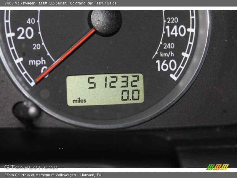 Colorado Red Pearl / Beige 2003 Volkswagen Passat GLS Sedan