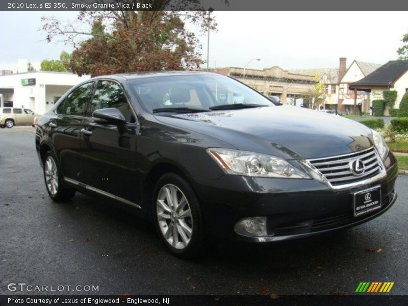 Smoky Granite Mica / Black 2010 Lexus ES 350