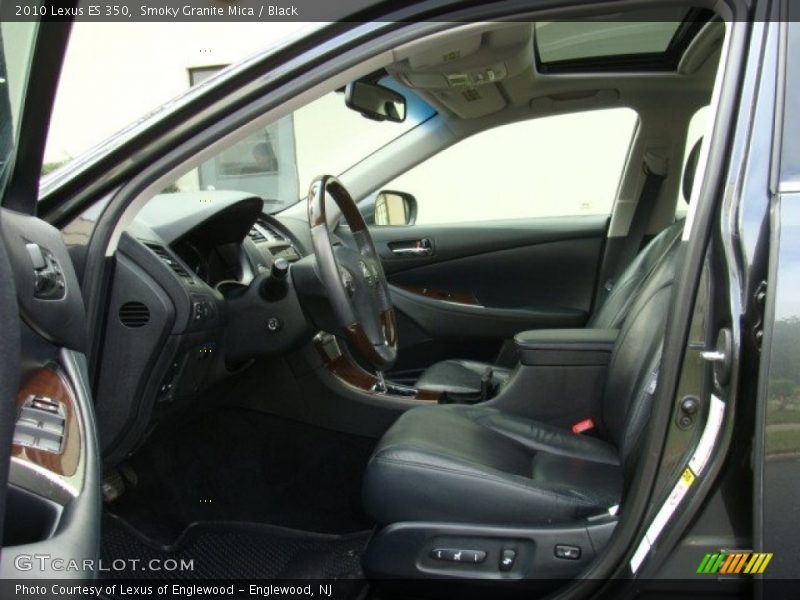 Smoky Granite Mica / Black 2010 Lexus ES 350