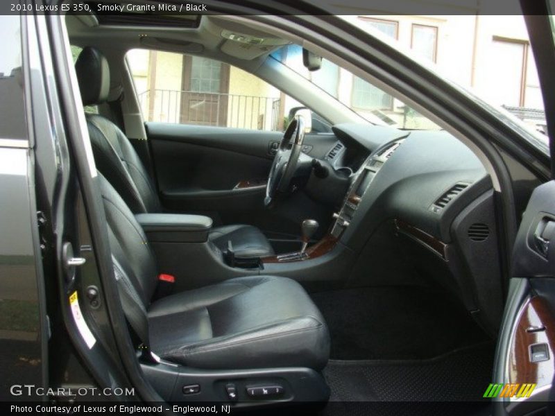 Smoky Granite Mica / Black 2010 Lexus ES 350