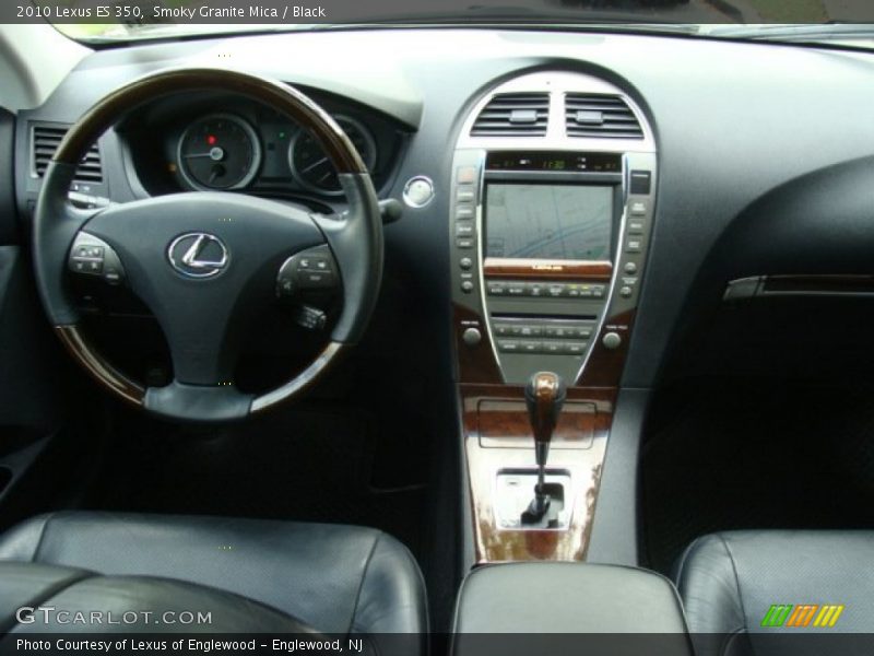 Smoky Granite Mica / Black 2010 Lexus ES 350