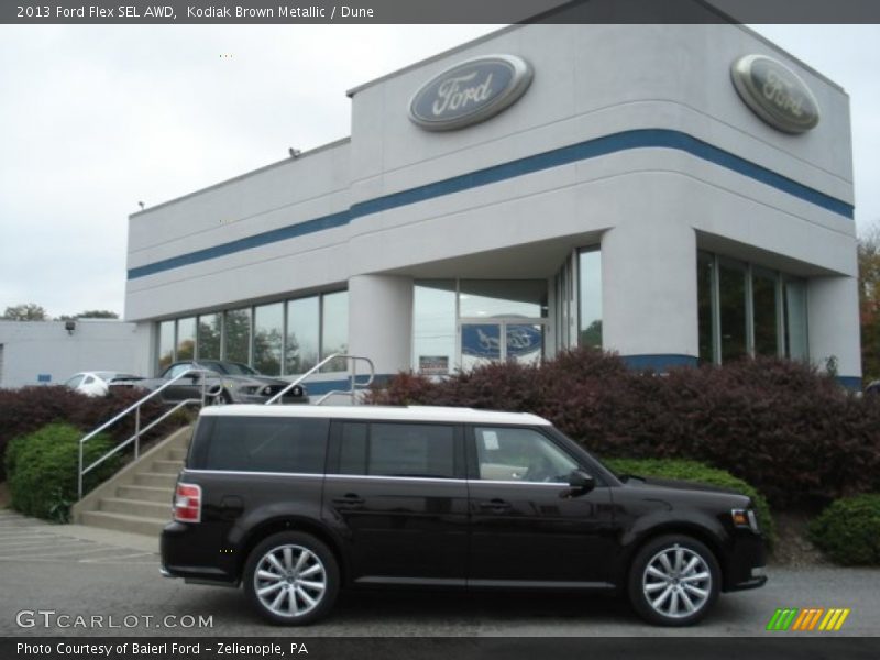 Kodiak Brown Metallic / Dune 2013 Ford Flex SEL AWD