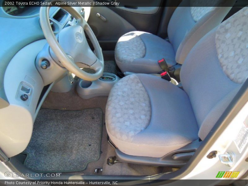 Alpine Silver Metallic / Shadow Gray 2002 Toyota ECHO Sedan