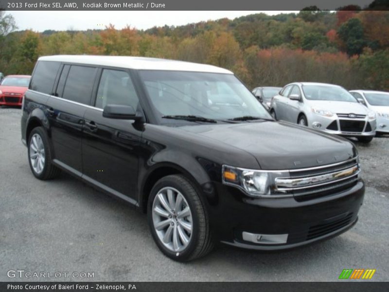 Kodiak Brown Metallic / Dune 2013 Ford Flex SEL AWD