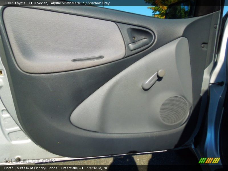 Alpine Silver Metallic / Shadow Gray 2002 Toyota ECHO Sedan