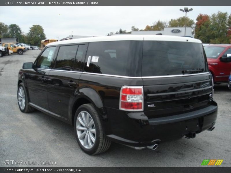 Kodiak Brown Metallic / Dune 2013 Ford Flex SEL AWD