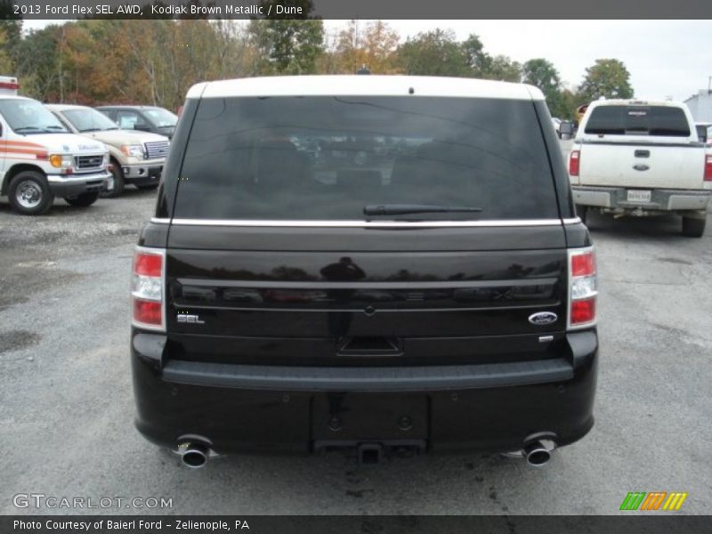 Kodiak Brown Metallic / Dune 2013 Ford Flex SEL AWD