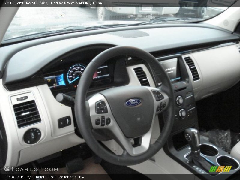 Kodiak Brown Metallic / Dune 2013 Ford Flex SEL AWD