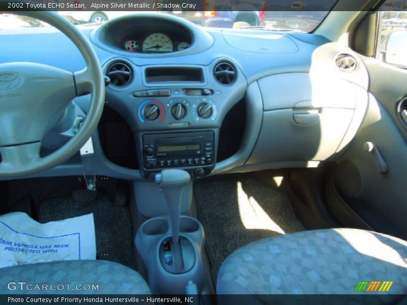 Alpine Silver Metallic / Shadow Gray 2002 Toyota ECHO Sedan