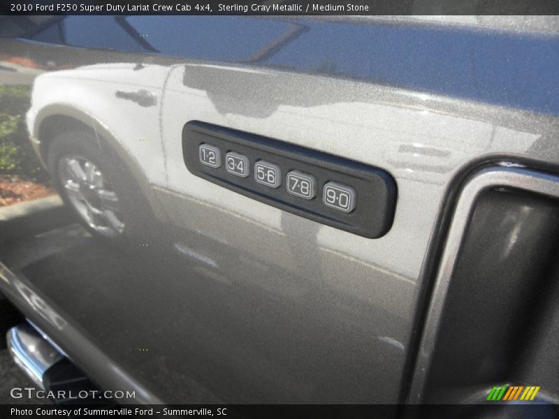 Sterling Gray Metallic / Medium Stone 2010 Ford F250 Super Duty Lariat Crew Cab 4x4