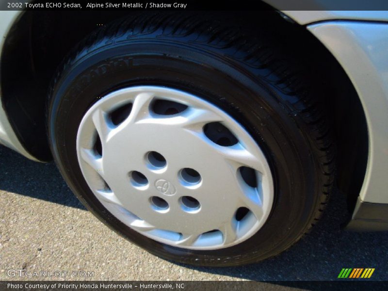 Alpine Silver Metallic / Shadow Gray 2002 Toyota ECHO Sedan