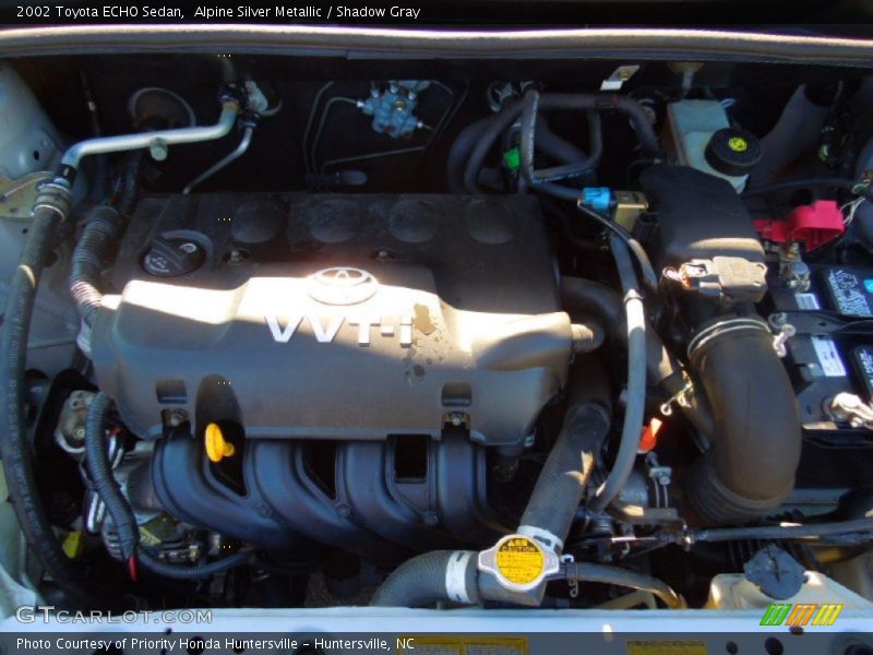 Alpine Silver Metallic / Shadow Gray 2002 Toyota ECHO Sedan