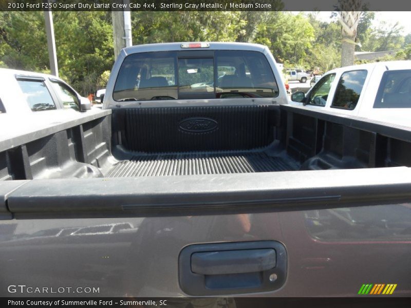 Sterling Gray Metallic / Medium Stone 2010 Ford F250 Super Duty Lariat Crew Cab 4x4