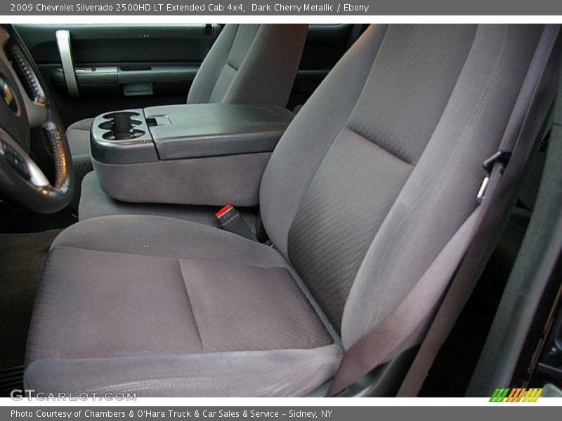 Dark Cherry Metallic / Ebony 2009 Chevrolet Silverado 2500HD LT Extended Cab 4x4