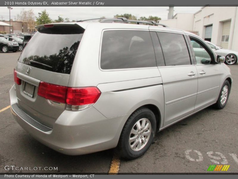 Alabaster Silver Metallic / Gray 2010 Honda Odyssey EX