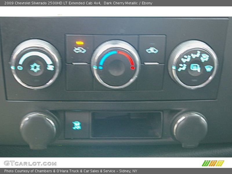 Dark Cherry Metallic / Ebony 2009 Chevrolet Silverado 2500HD LT Extended Cab 4x4