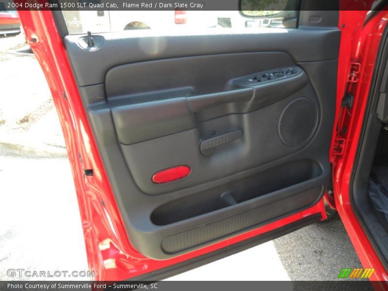 Flame Red / Dark Slate Gray 2004 Dodge Ram 1500 SLT Quad Cab