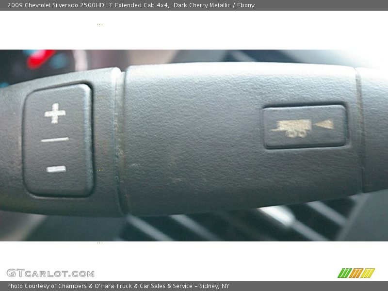 Dark Cherry Metallic / Ebony 2009 Chevrolet Silverado 2500HD LT Extended Cab 4x4