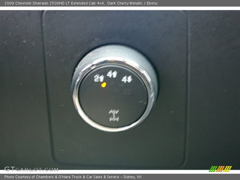 Dark Cherry Metallic / Ebony 2009 Chevrolet Silverado 2500HD LT Extended Cab 4x4