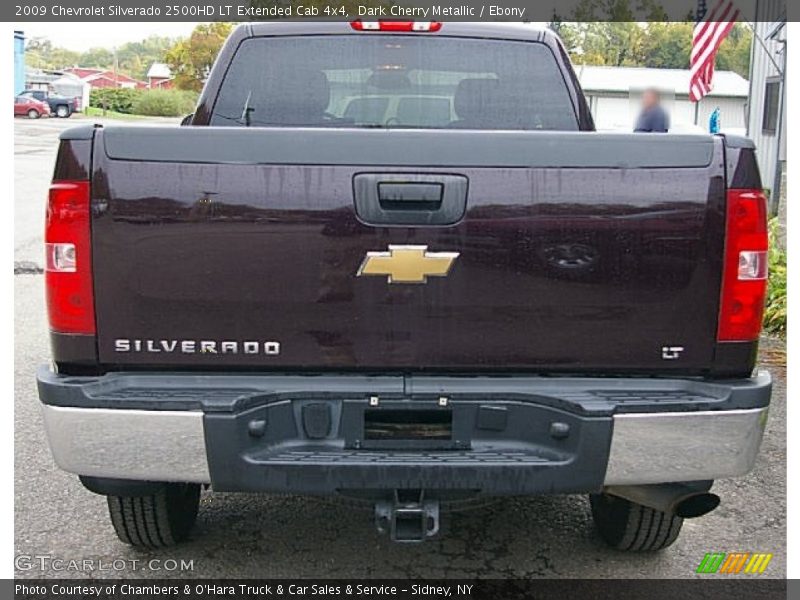 Dark Cherry Metallic / Ebony 2009 Chevrolet Silverado 2500HD LT Extended Cab 4x4
