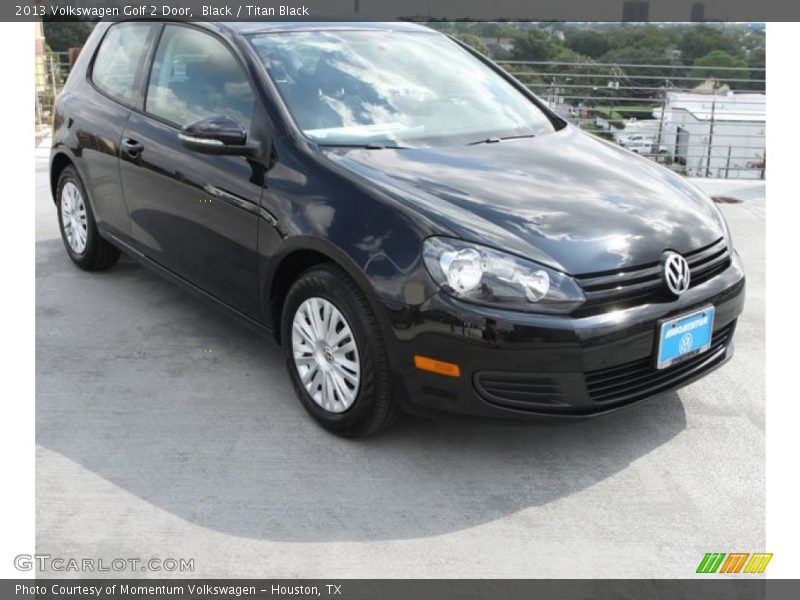 Black / Titan Black 2013 Volkswagen Golf 2 Door