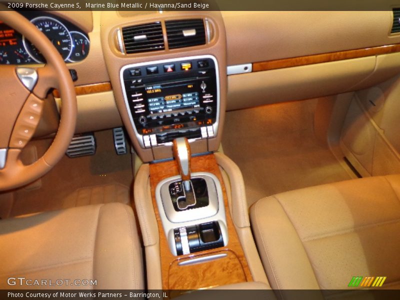 Marine Blue Metallic / Havanna/Sand Beige 2009 Porsche Cayenne S