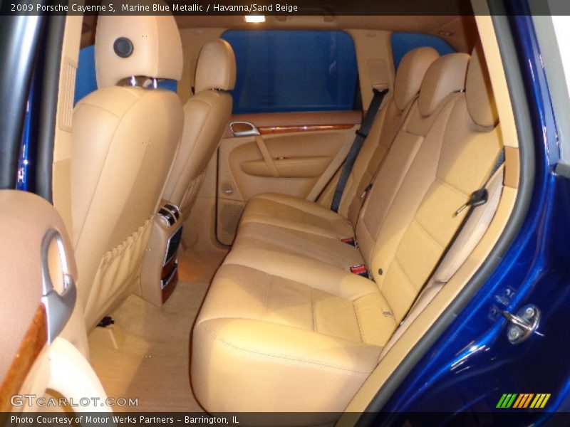 Marine Blue Metallic / Havanna/Sand Beige 2009 Porsche Cayenne S
