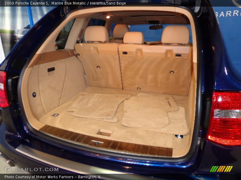Marine Blue Metallic / Havanna/Sand Beige 2009 Porsche Cayenne S
