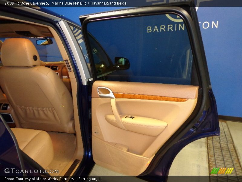 Marine Blue Metallic / Havanna/Sand Beige 2009 Porsche Cayenne S