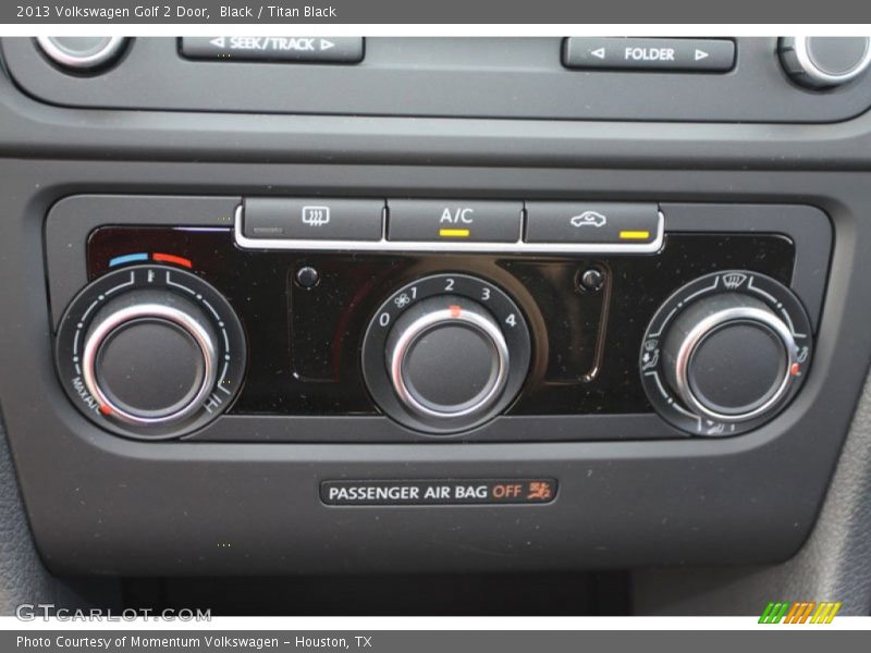 Controls of 2013 Golf 2 Door