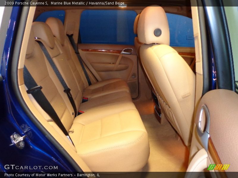 Marine Blue Metallic / Havanna/Sand Beige 2009 Porsche Cayenne S