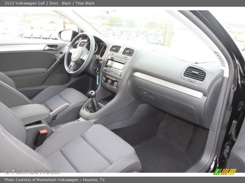 Black / Titan Black 2013 Volkswagen Golf 2 Door
