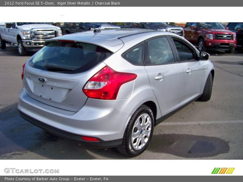 Ingot Silver Metallic / Charcoal Black 2012 Ford Focus SE 5-Door