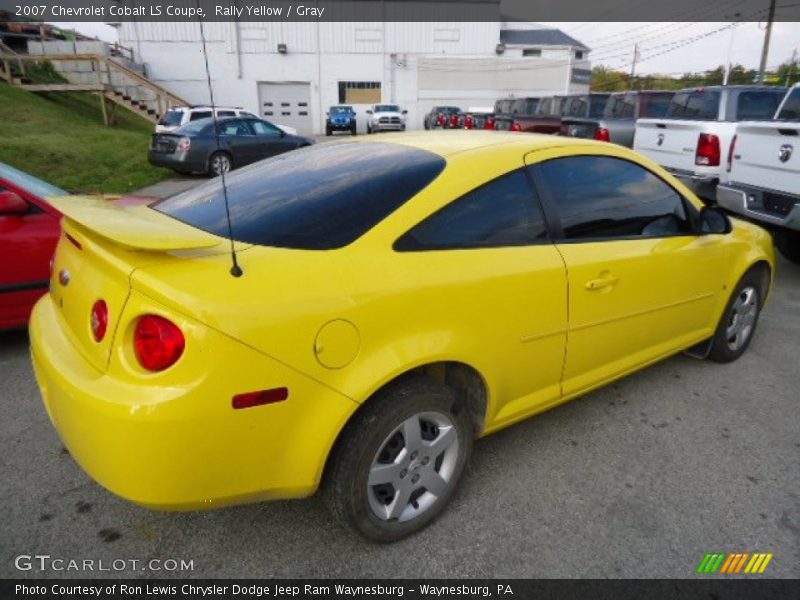Rally Yellow / Gray 2007 Chevrolet Cobalt LS Coupe