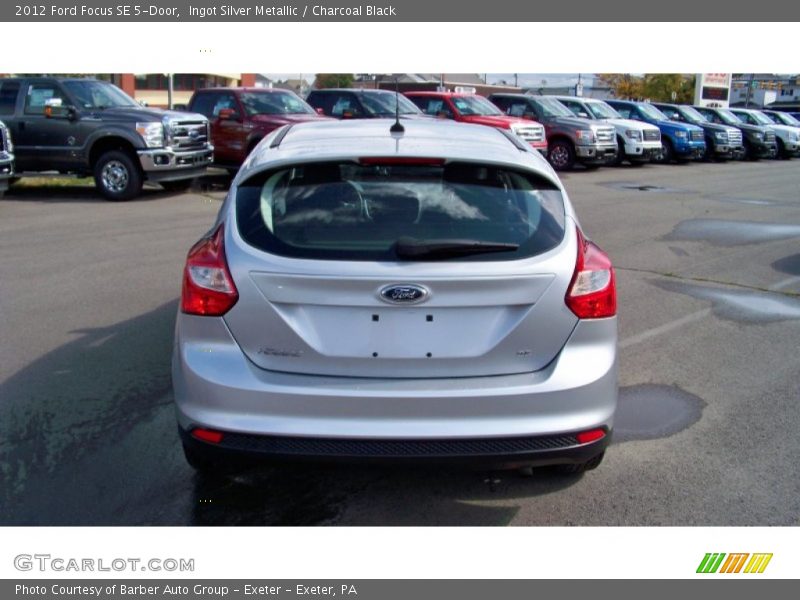 Ingot Silver Metallic / Charcoal Black 2012 Ford Focus SE 5-Door