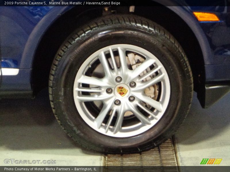 Marine Blue Metallic / Havanna/Sand Beige 2009 Porsche Cayenne S