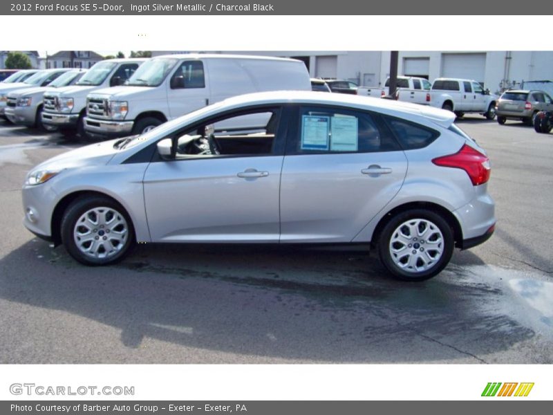 Ingot Silver Metallic / Charcoal Black 2012 Ford Focus SE 5-Door