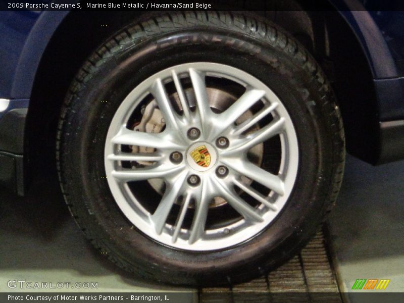 Marine Blue Metallic / Havanna/Sand Beige 2009 Porsche Cayenne S
