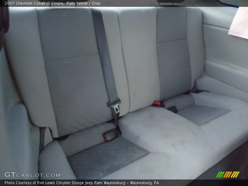 Rally Yellow / Gray 2007 Chevrolet Cobalt LS Coupe