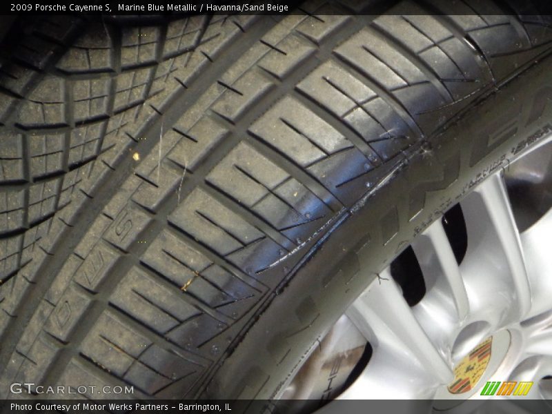 Marine Blue Metallic / Havanna/Sand Beige 2009 Porsche Cayenne S