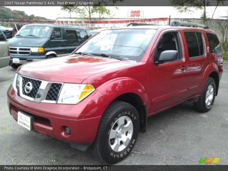 Red Brawn / Graphite 2007 Nissan Pathfinder S 4x4