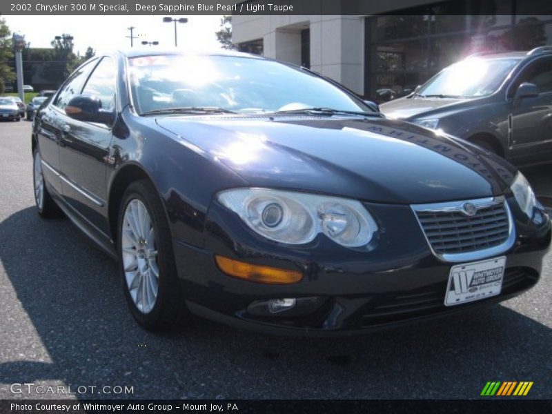 Deep Sapphire Blue Pearl / Light Taupe 2002 Chrysler 300 M Special