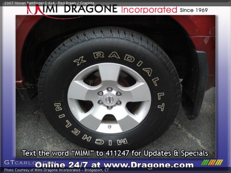 Red Brawn / Graphite 2007 Nissan Pathfinder S 4x4