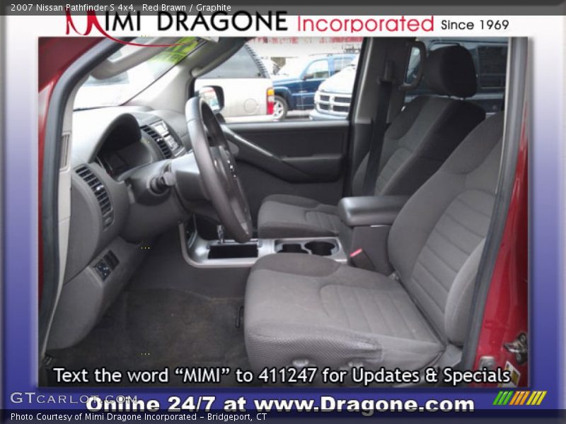 Red Brawn / Graphite 2007 Nissan Pathfinder S 4x4