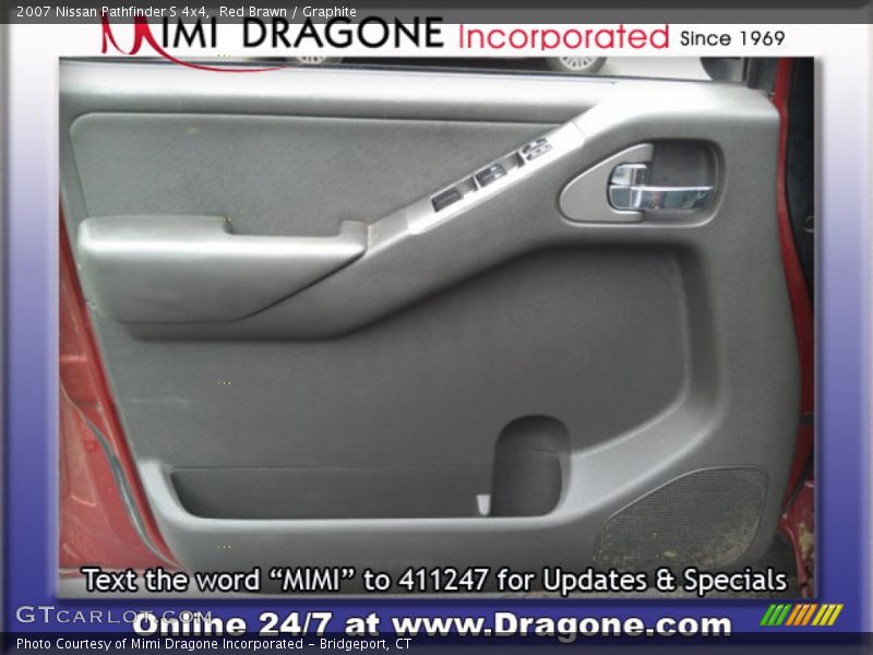 Red Brawn / Graphite 2007 Nissan Pathfinder S 4x4